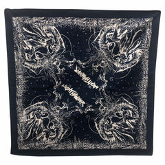 GRIMPLE SAFETY BLANKET BANDANA - NAVY/WHITE