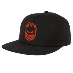 SF BIGHEAD STRUCTURED 5 PANEL BCAP BLK W/ RED